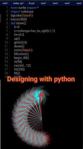 Designing with Python , #python #desing #coding #viralvideos #viral #shorts python graphic desing