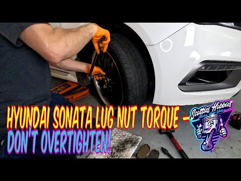 Hyundai Sonata Lug Nut Torque Specs (2010-2021) | Wheel Nut Tightening Guide | DIY