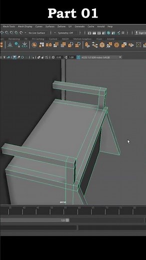 Make a Low poly Vintage Horse Carriage in Maya | Part 01 #autodesk #maya #3dmodeling #lowpoly