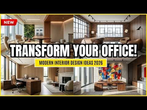 Office Interior Design Ideas 2026 | Modern Home & Small Office Decor That Actually Works