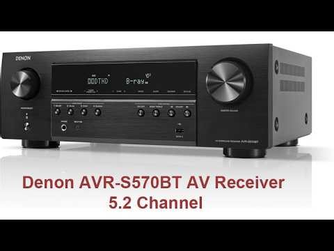 Denon AVR-S570BT 5.2 Channel Home Theater