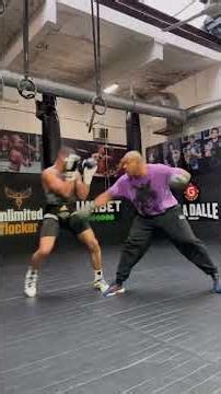 Ciryl Gane fight camp sparring undefeated boxer Lenar Perez for UFC White House vs Alex Pereira