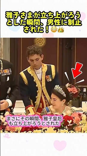 厳格すぎる皇室マナー！アレキサンダー国王訪問中、雅子さまが「制止された」瞬間…😳👑#雅子さま #アレクサンダー王 #shorts #皇室