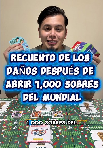 Logramos completar la colección o no!?😱 Mil sobres del mundial 2026 @Panini México #Mundial2026 #fifaworldcup #albumpanini #paninistickers #Collection