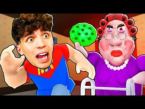 LA NONNA CATTIVA MI HA AVVELENATO CON I SUOI BISCOTTI su ROBLOX!!