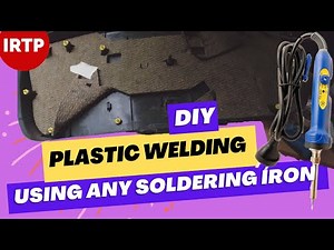How to DIY Plastic Welding Car Panel using Soldering Iron - Mazda CX-7 CX-5 CX-9 3 #bodyrepair