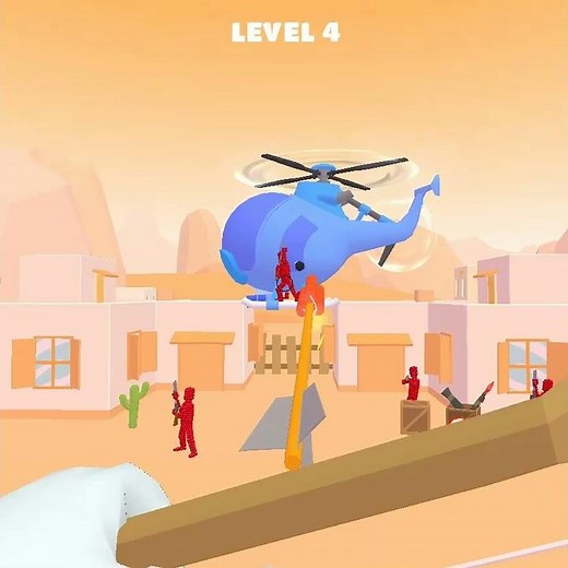 Stickman Archer Shooting Arrows - Level 4 - #gameplayvideo #stickman #archery #shootinggames