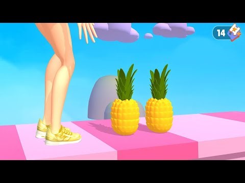 Tippy Toe 👟✨ Fun Run Challenge | All Levels Gameplay Walkthrough