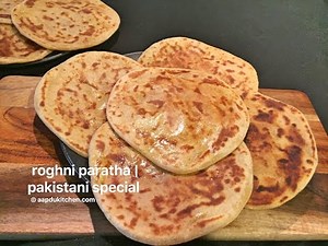 roghni roti recipe | roghni paratha recipe | how to make roghni roti | perfect roghni roti recipe