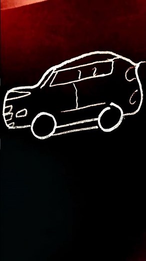 Haw to draw a car 🚗, easy drawing tesla simple and very easy #instadraw #doodleart