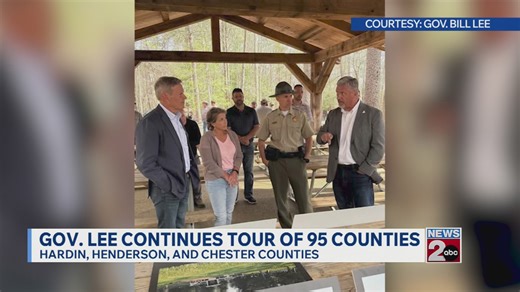 Gov. Lee continues tour of 95 TN counties