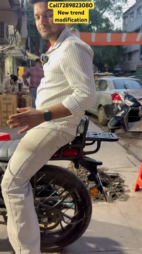 🤩Yamaha xsr155 top rack with back rest install🔥and all accessories available all India Delivery💯