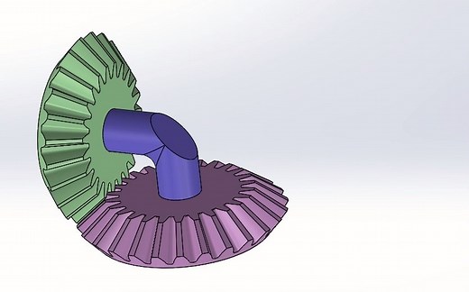 锥齿轮传动原理-直齿轮