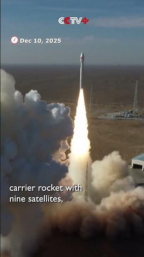 China Launches Lijian-1 Rocket, Sending 9 Satellites into Orbit