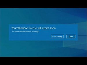 How To Fix "Your Windows license will expire soon" on windows