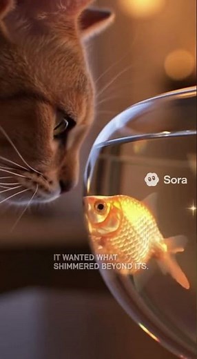 The desire, movie trailer, cat version, made by sora2