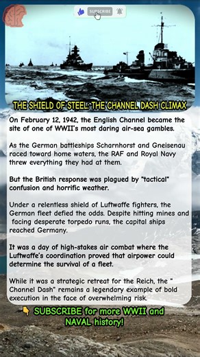 The Impossible Escape: The Channel Dash Concludes 1942 | #shorts #wwii #navy #aviation