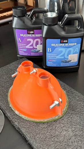 Creating a mold box for the liquid silicone mold by @LET'S RESIN designed mold box in @GetPlasticity and 3D printed on the Centauri Carbon by @Elegoo 3D Official with @Amolen 3D Printing Filaments Durian scanned with the Einstar Vega by @Einstar and 3d printed with resin on the Form 4 by @formlabs | Michael Wong