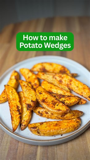 How to make Potato Wedges 🥔 #potato #potatowedges #cookingtips #howtocook | Parsnip App