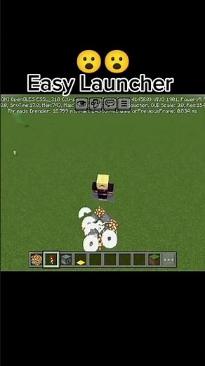 Easy Launcher in Minecraft Watch This Short