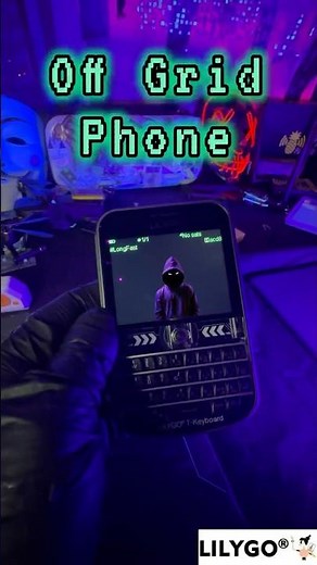 Ghost Phone! the T Deck Plus! #cybersecurity #meshtastic #offgrid #shorts