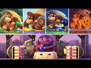 Mario Vs Donkey Kong - All Bosses Fight (No Damage)