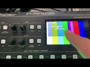 Roland スイッチャーのファームウェアアップデート方法 V-8HD