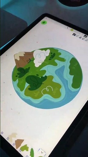 🌍 Dibujando el planeta Tierra desde cero ✏️