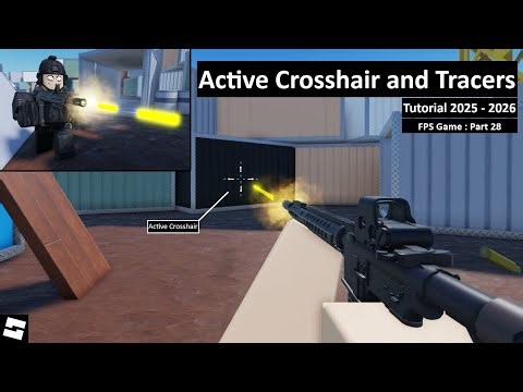 How to make an Active Crosshair and Tracers System in Roblox Studio | Tutorial