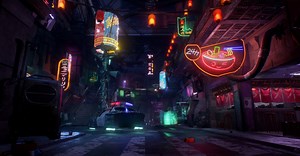 Creating 'Cyberpunk Alley' in Real-Time Engine