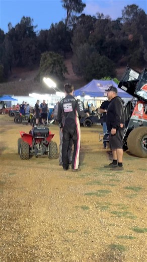 Kaleb Montgomery & Gauge Garcia have words right after heat race run in. #fblifestyle #sprintcarracing #PlacervilleSpeedway #NARC | Cali Dirt Videos