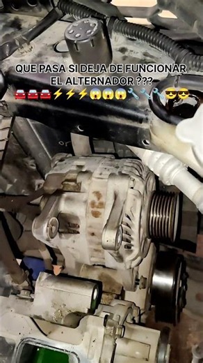 WHAT HAPPENS IF THE ALTERNATOR STOPS WORKING!!! #automotiveelectronics #automobile