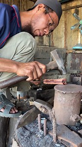 Making a parang knife for the first time #diyknife#amazing#blacksmithing#blacksmith | METAL WORKS