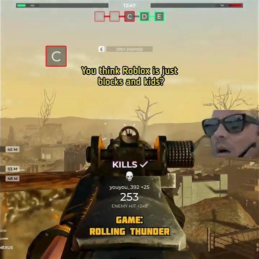 This Roblox War Feels Too Real | Rolling Thunder #roblox #shorts #games #memes #viral #trending
