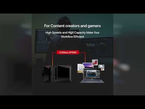 Review: Asustor AS5402T, 2 Bay NAS, Intel Quad-Core 2.0GHz CPU, 4X M.2 NVMe SSD Slots, 2x2.5Gb...