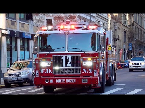 **BRAND NEW** FDNY Tower Ladder 12 Responding