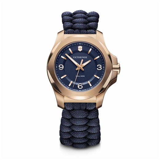 Victorinox I.N.O.X. V 37mm Damenuhr, 241955 Roségold-Blau | Roségold-Blau | 7611160185846