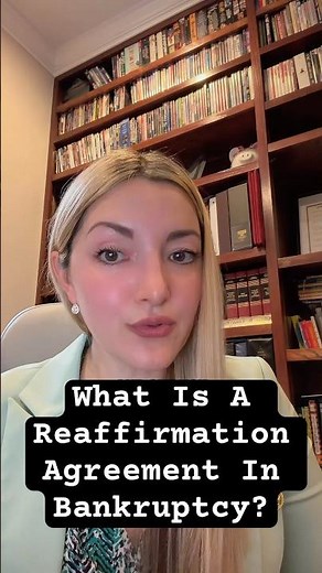 What Is a Reaffirmation Agreement in Bankruptcy? | Cape Coral Florida Bankruptcy Attorney Explains