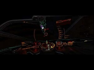 Defending pirate attack on Megaship (Hauler Class) - Python MkII 6x Cannons (PvE solo)