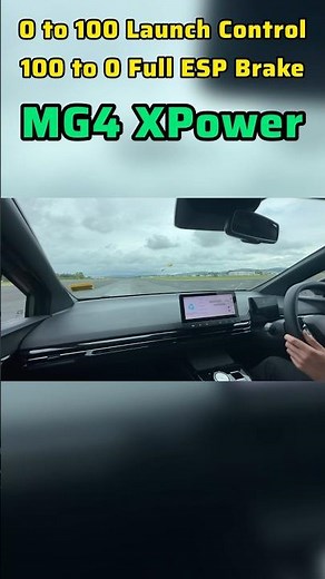 MG4 XPower Launch Control & ESP Brake - Passenger View - @mgmotornewzealand #mg4ev #mg4xpower