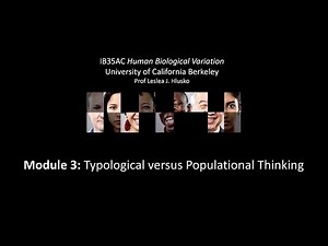 3.1 Typological Thinking