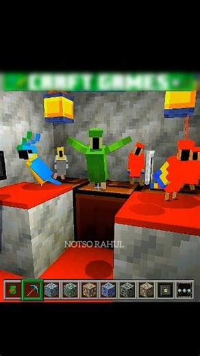 Parrot dance in Minecraft #minecraft #gaming #viral
