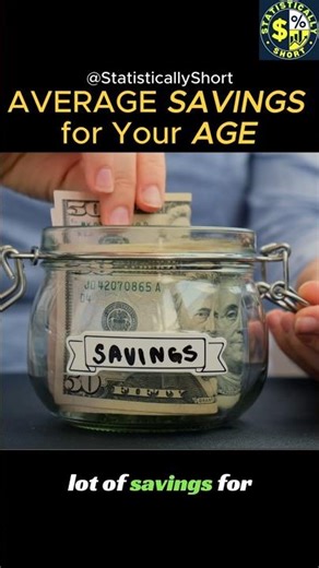 Average SAVINGS for Your Age (U.S.) 💰 How Do You Compare? #shorts