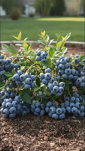 Growing Blueberries From Planting to Harvest | Time Lapse. #blueberries #plantgrowth #timelapse