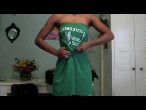 DIY| How to Make a Dress from a T-shirt (3 Styles + NO CUTTING OR SEWING!)