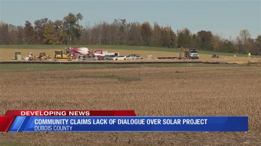 Dubois County official "dumbfounded" by lack of dialogue over Crossvine Solar Project