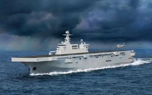 中国075型“准航母”两栖攻击舰！