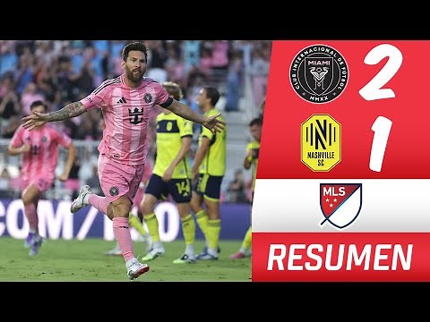 LIONEL MESSI LO VOLVIÓ HACER. GOLAZOS, DOBLETE y VICTORIA para INTER MIAMI ante NASHVILLE SC | MLS