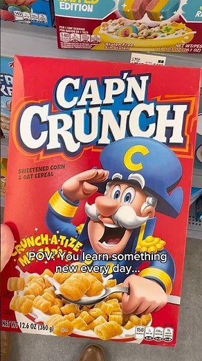 Today I Learned This About The Captain Crunch Cereal Brand…🏴‍☠️🥣