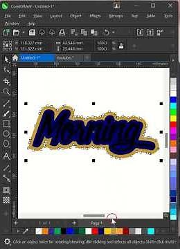 How to Create a 3-Layer Contour Effect in CorelDRAW | Step-by-Step Tutorial